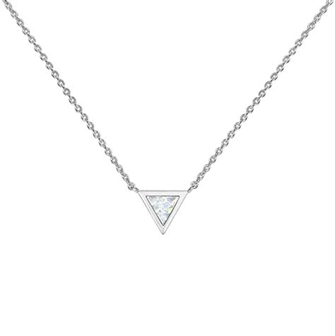 best prada triangle necklace dupe.